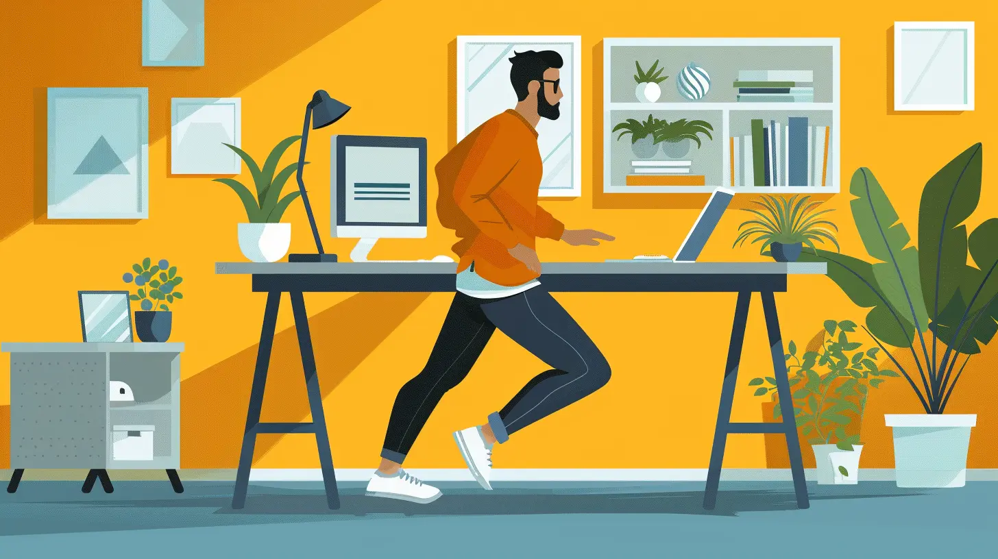 How to Stay Active While Working a Desk Job
