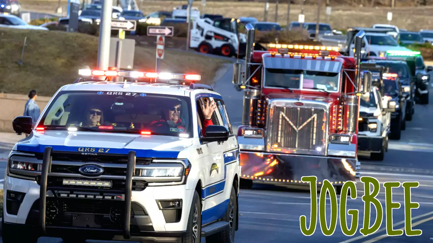 First responders light up the night for young patients at Penn State Health Golisano Children’s Hospital