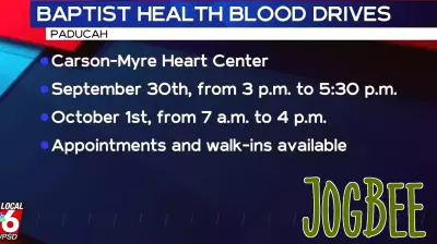 Baptist Health to Host Series of Blood Drives