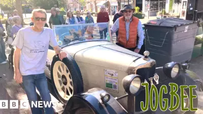 Talbot vintage car travels round UK coast for mental health charity